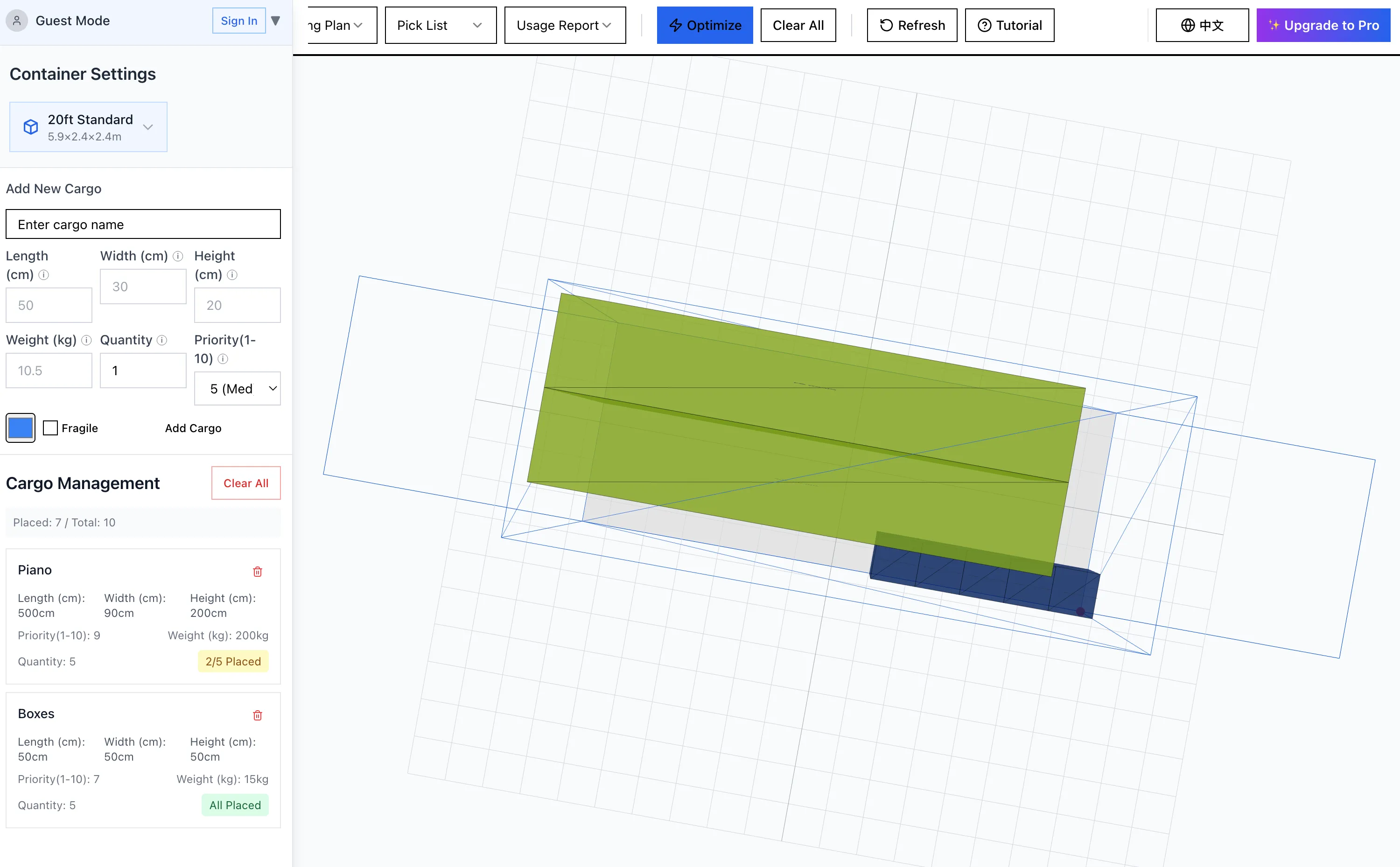 App landing page image